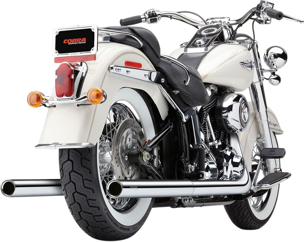 TRUE DUALS EXHAUST SYSTEM CHROME WITH BILLET TIPS