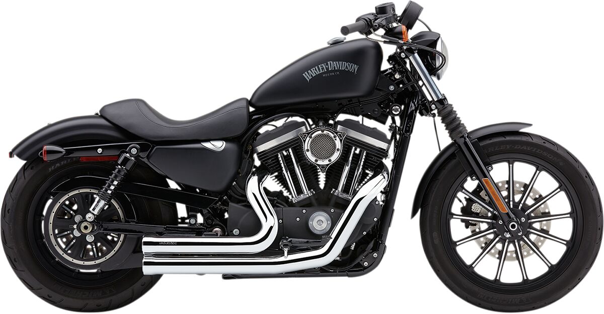 EXHAUST SYSTEM SPEEDSTER 909 SHORT 2-INTO-2 CHROME