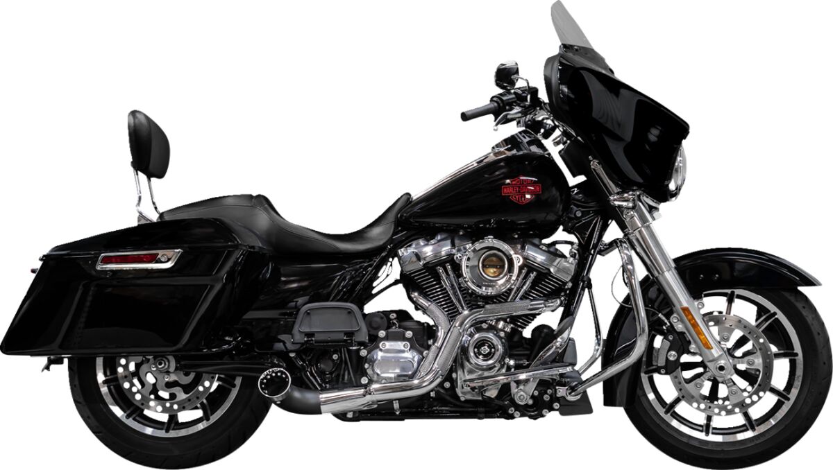 SLIP-ON EXHAUST SYSTEM CHROME STEEL
