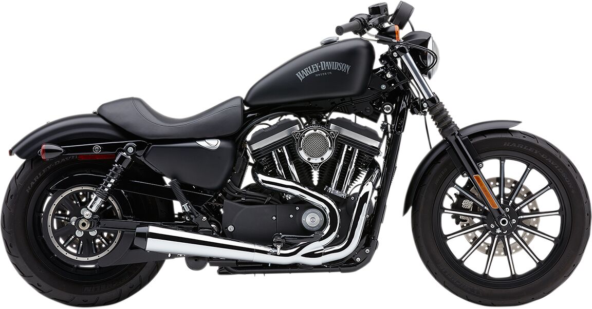 EXHAUST SYSTEM EL DIABLO 2-INTO-1 CHROME/BLACK