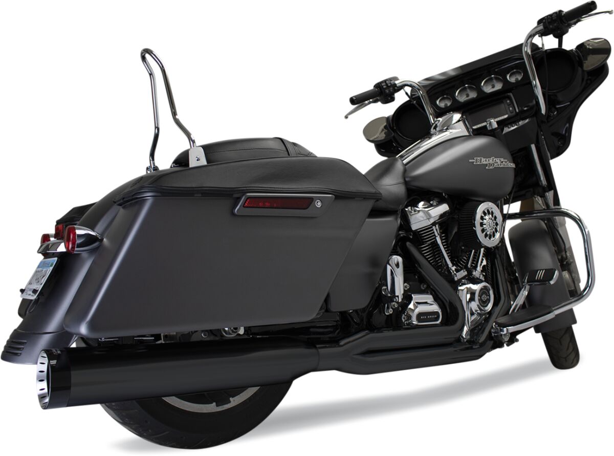 EXHAUST 2:1 M8 FL BLK
