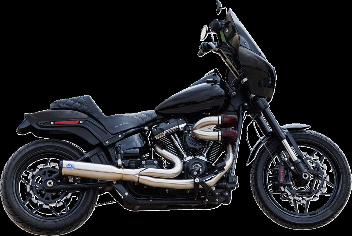 Exhaust 2:1 Qualifier Race Only Stainless M8 Softail 2018-23