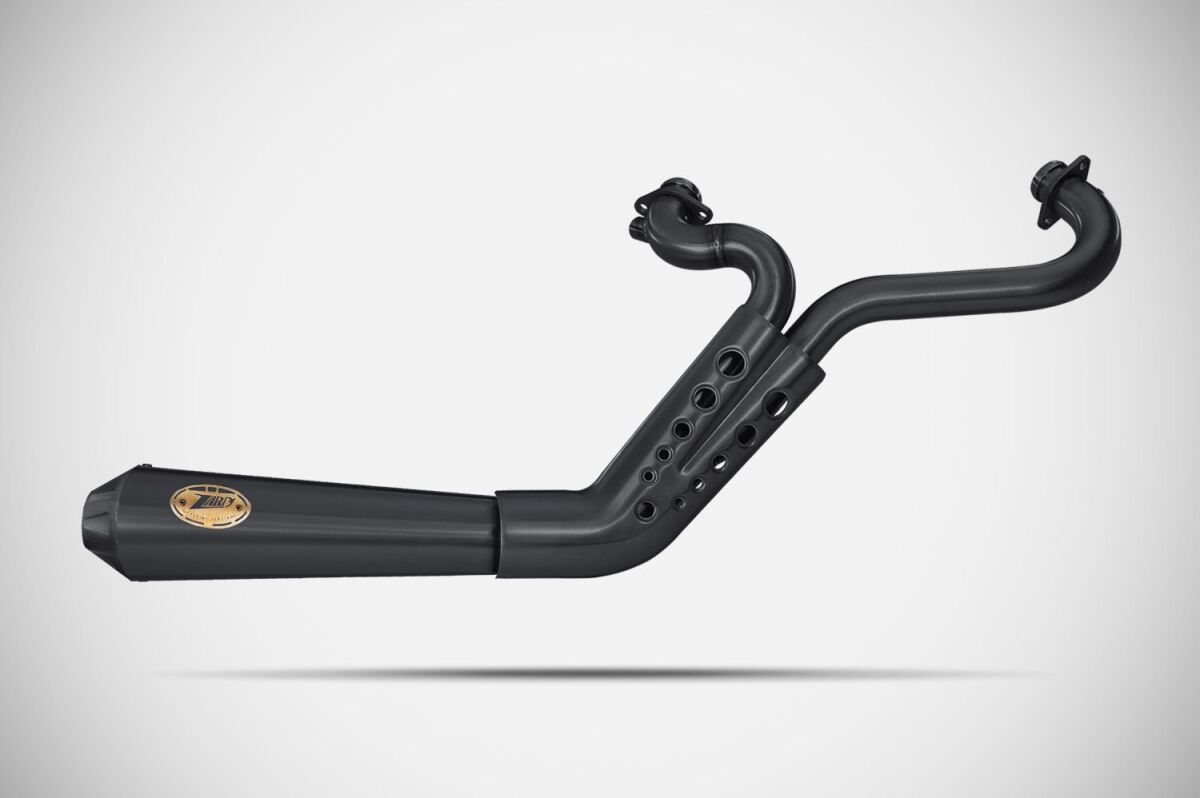 Conical Full Exhaust System HD-SPORTSTER 2in1 BLACK