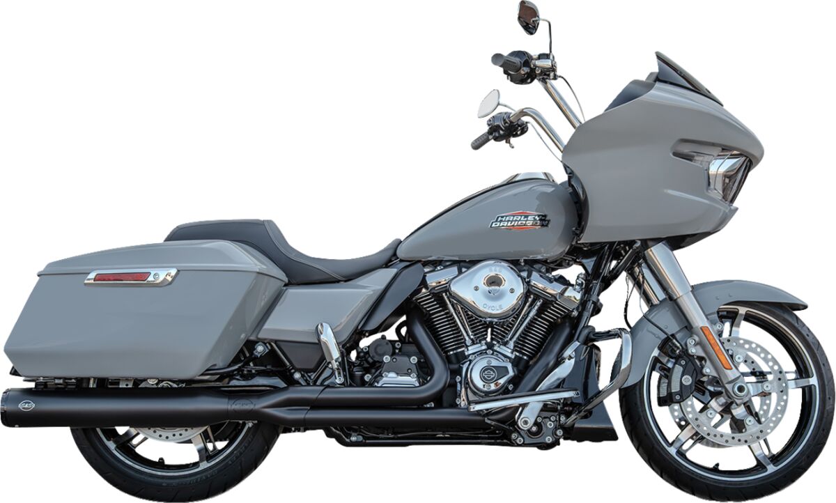 Exhaust GNX Race Only 2:1 Black M8 Touring 2017-25