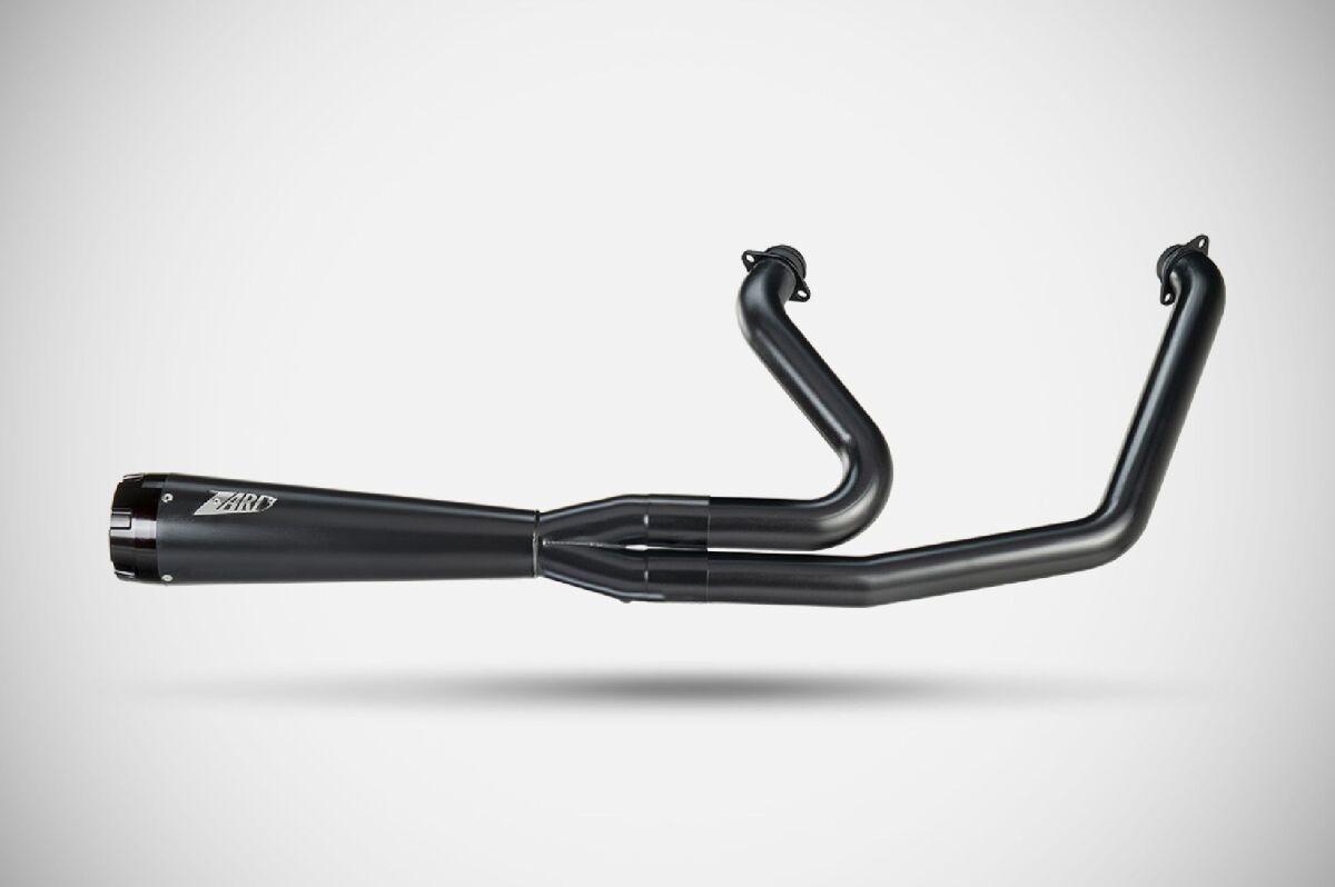 Full Exhaust Racing System HD-SOFTAIL 2in1 BLACK E4/E5