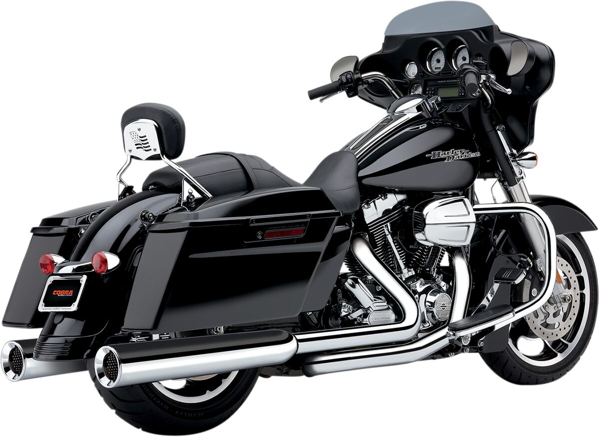 4 1/2" POWER FLO SLIP ON MUFFLERS CHROME HD
