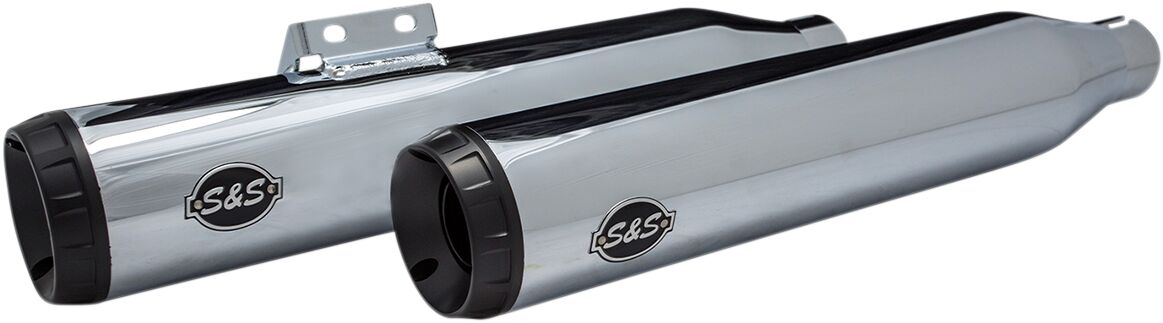 MUFFLER SLIP ON GRAND NATIONAL CHROME W/BLACK END CAPS