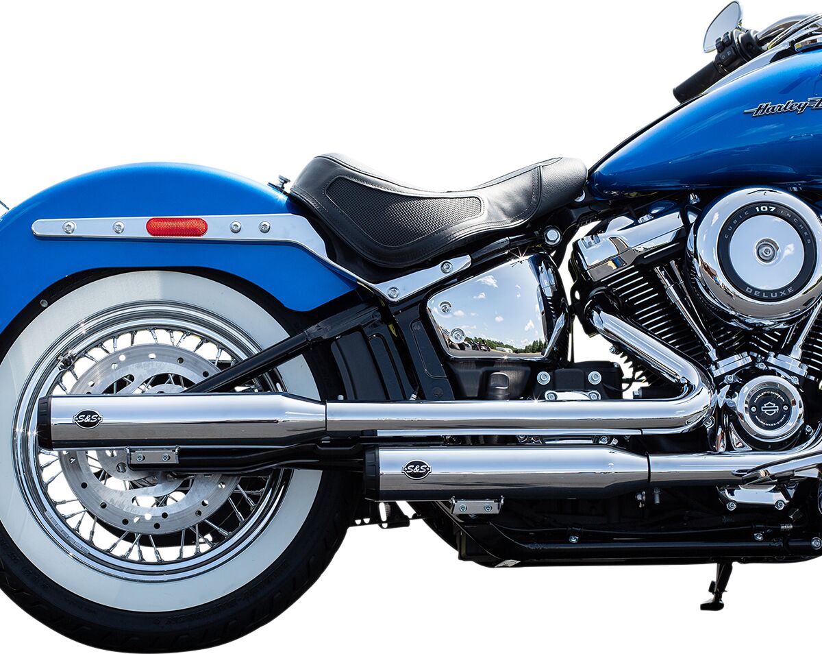 MUFFLER SLIP ON GRAND NATIONAL CHROME W/BLACK END CAPS
