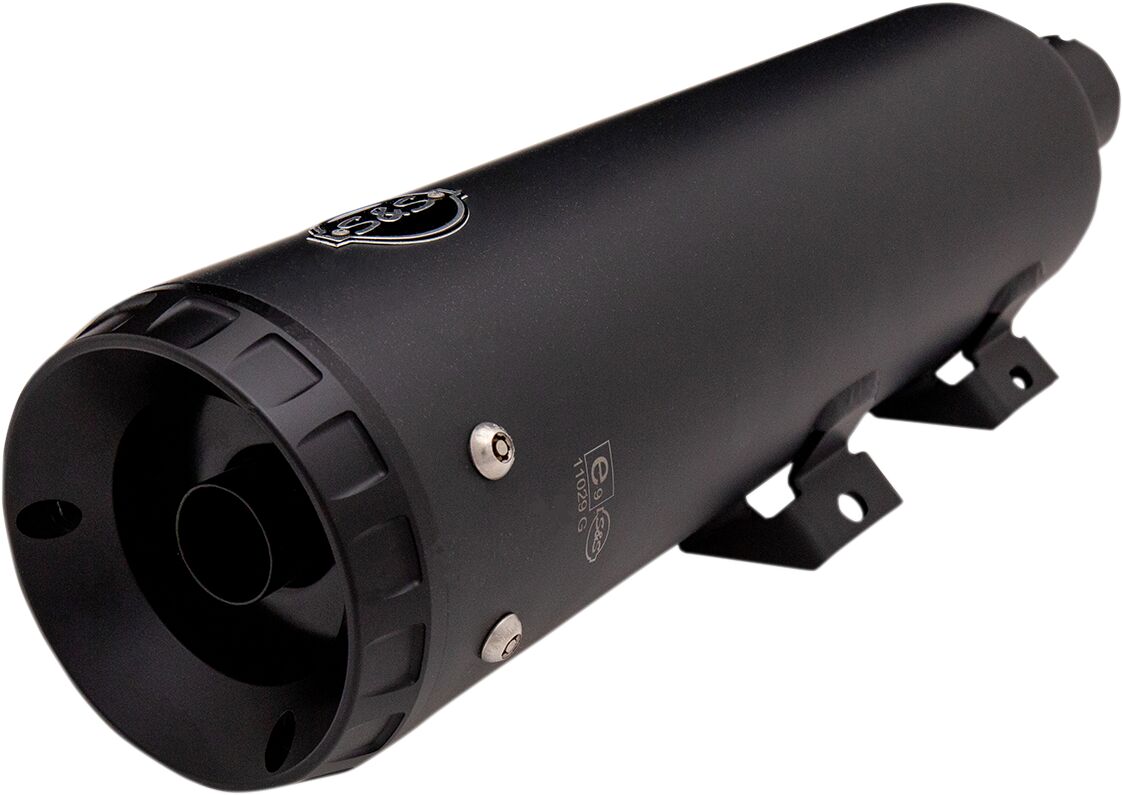 Grand National 4" EC Slip-On Mufflers Black/Black