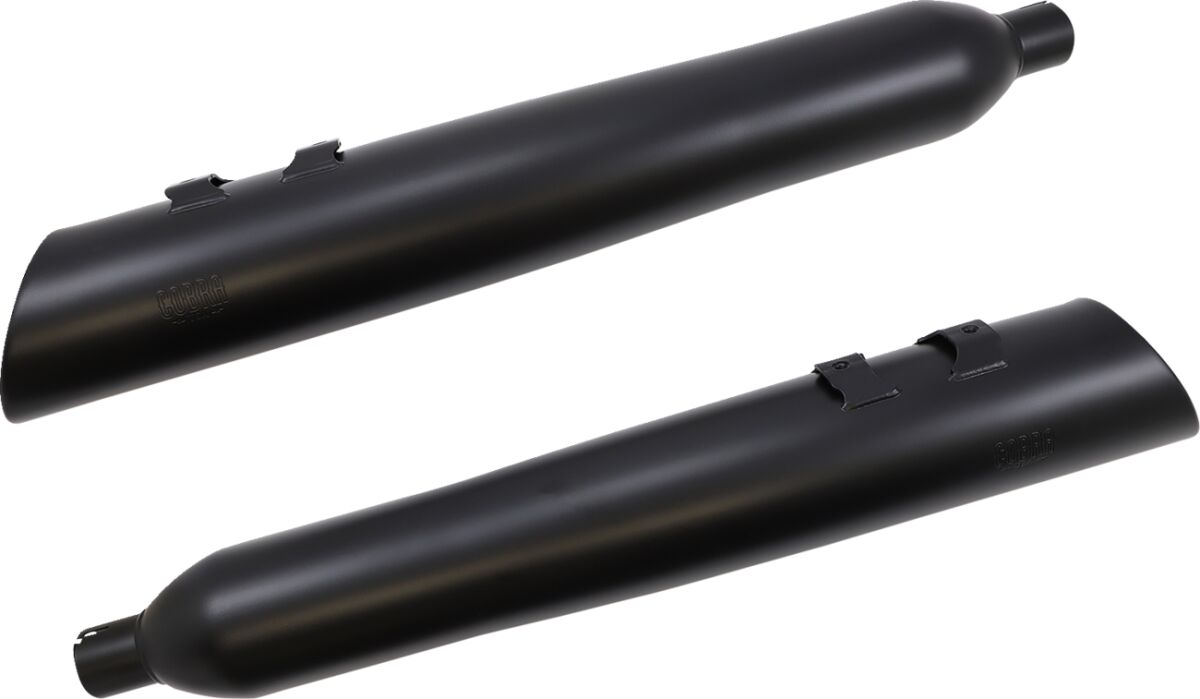 MUFFLER NH 4.5" FLH BLK