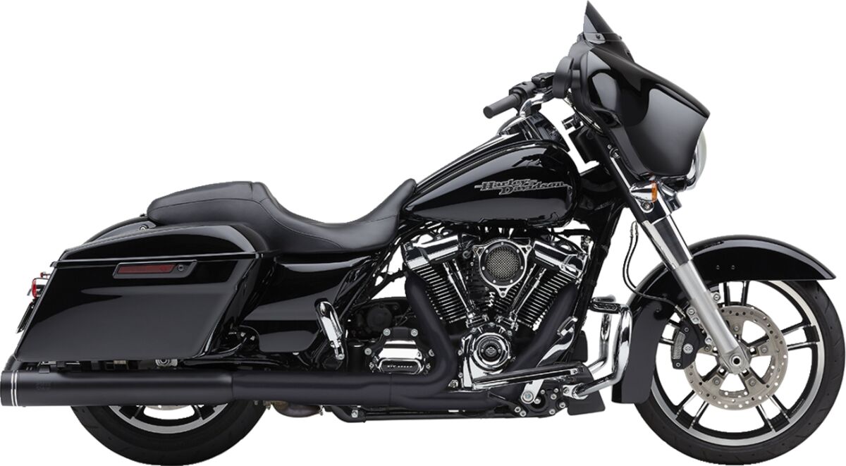 MUFFLER NH 4" FLH BLK