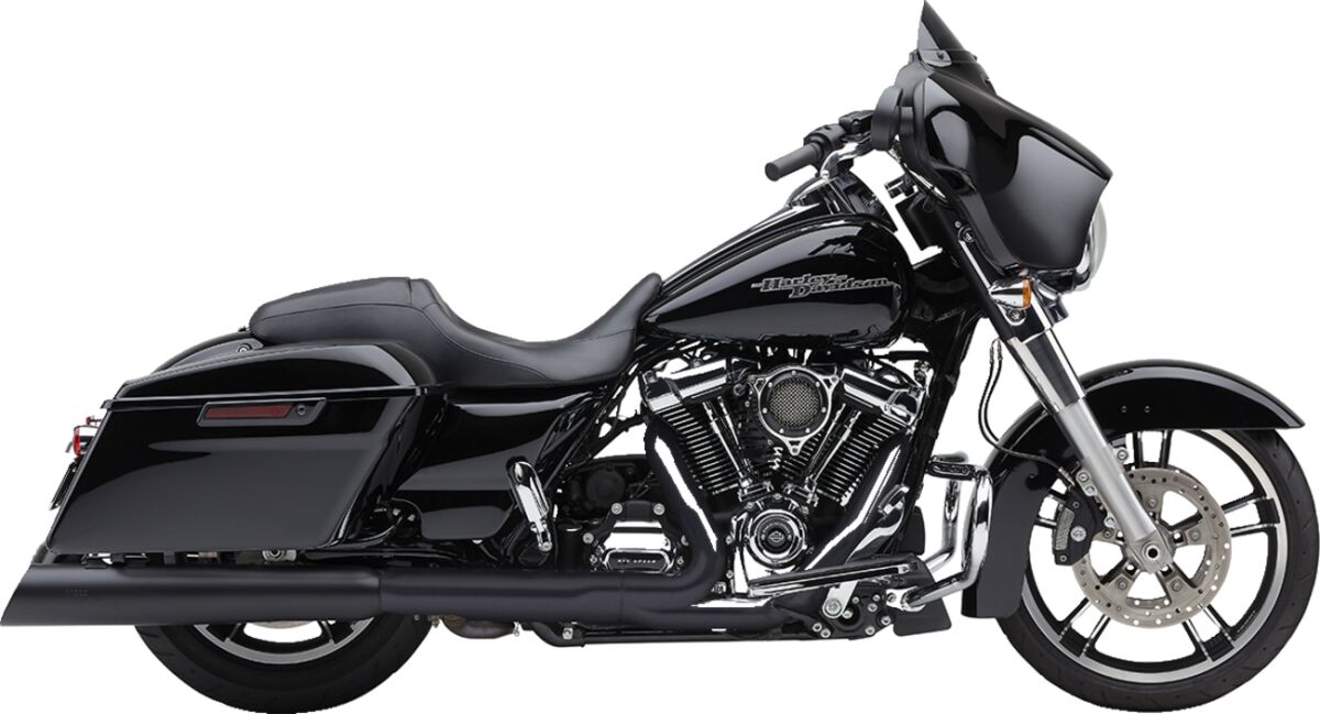 MUFFLER NH 4.5" FLH BLK
