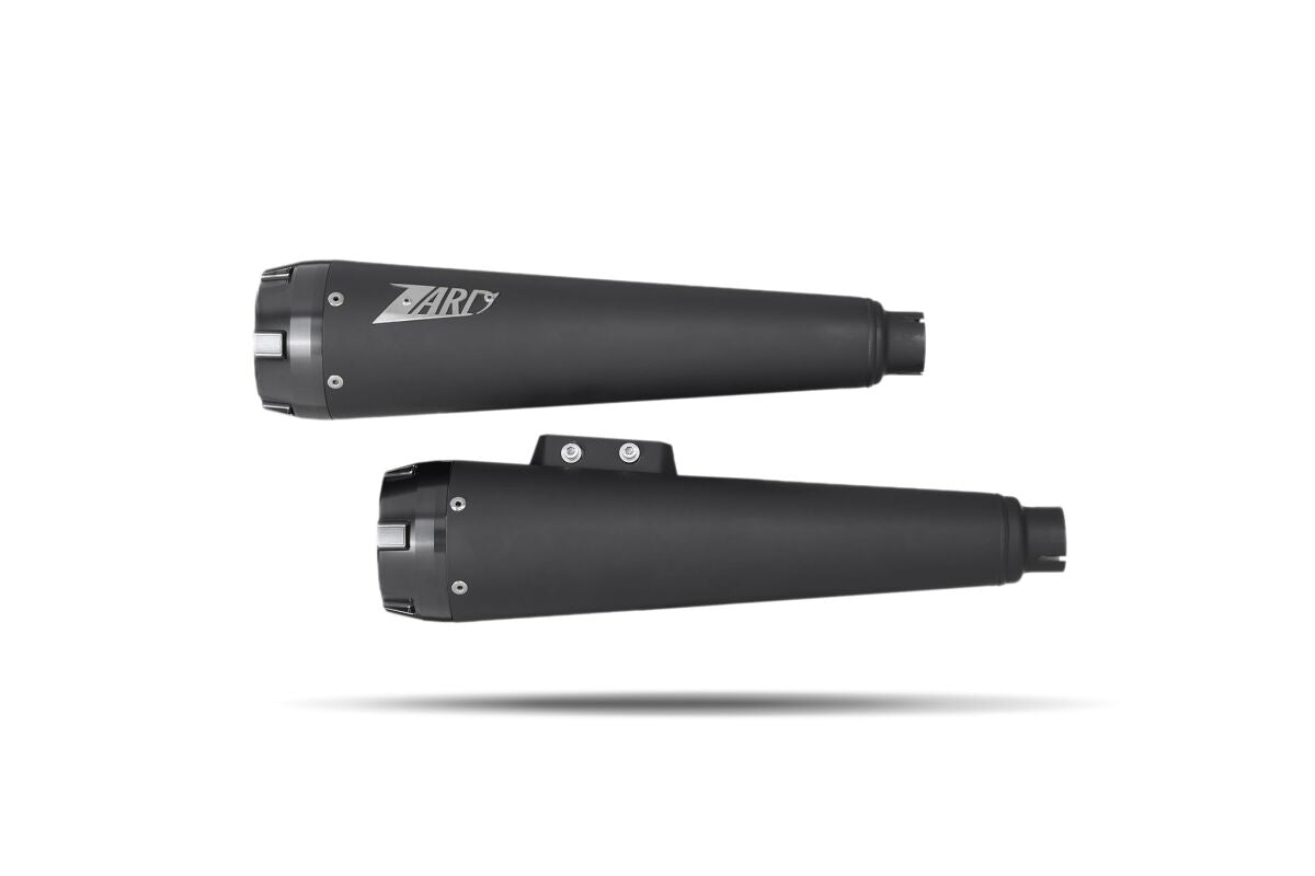 CONICAL SLIP-ONS MUFFLER HD-SOFTAIL M8 BLACK E4/E5