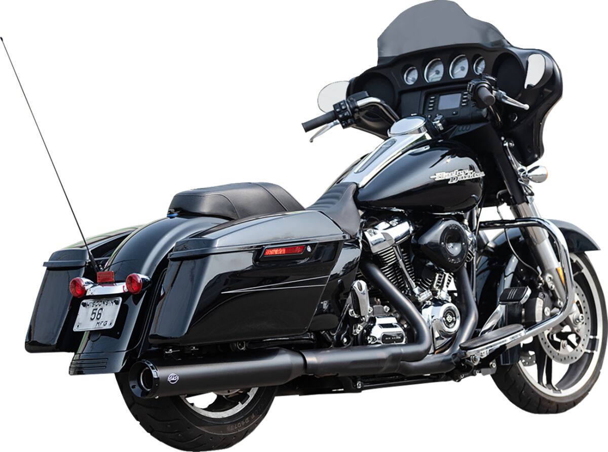 Muffler Swindler 2:1 Black 4.5" M8 Touring