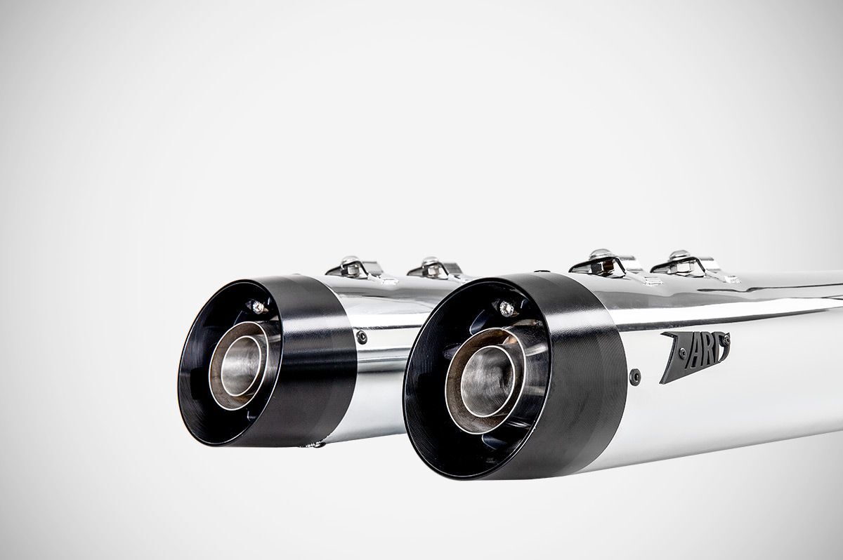 4.33 INCHES SLASH-CUT SLIP-ONS MUFFLER HD-TOURING POLISHED E3