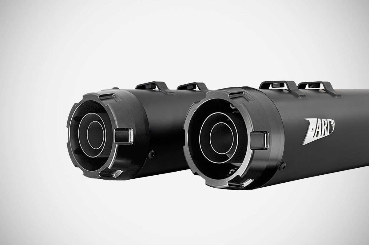 4.33 INCHES SLIP-ONS FLAT MUFFLER HD-TOURING BLACK E3