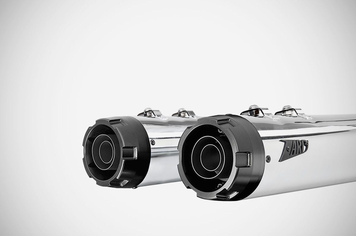4.33 INCHES SLIP-ONS FLAT MUFFLER HD-TOURING POLISHED  E3