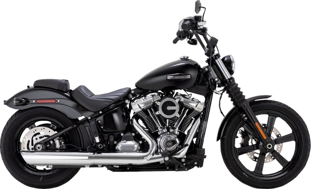 MUFFLER SLIP ON SOFTAIL CHROME