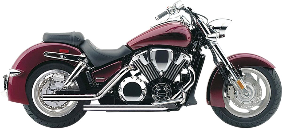 EXHAUST SYSTEM DRAGSTER 2 INTO 2 STRAIGHT-CUT CHROME