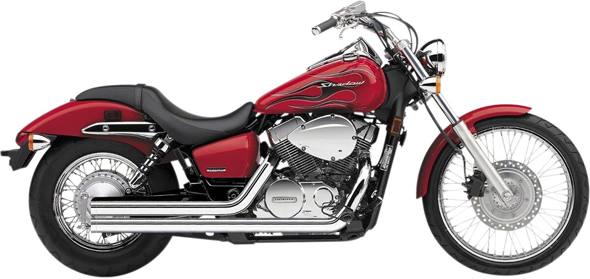 EXHAUST SYSTEM STREET ROD 2 INTO 2 STRAIGHT-CUT CHROME