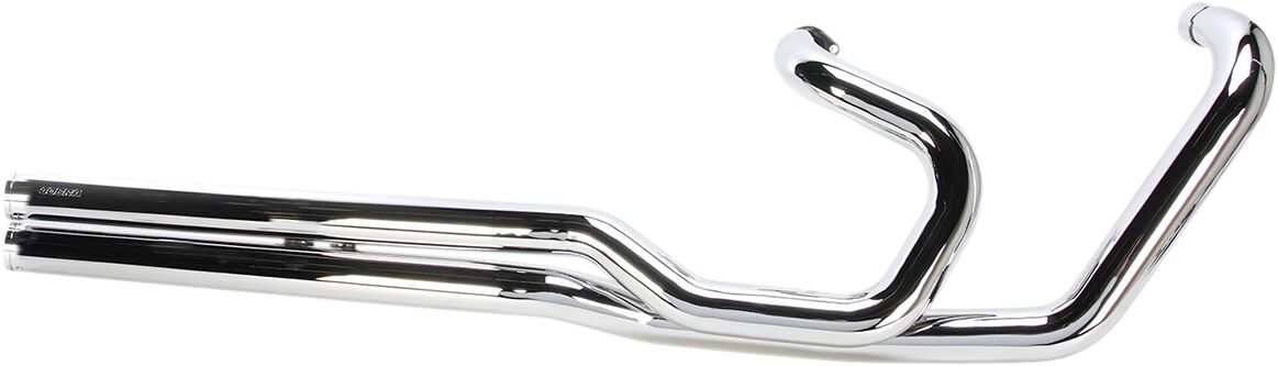 EXHAUST SYSTEM HOT ROD SPEEDSTER LONG 2 INTO 2 STRAIGHT-CUT TRIPLE-CHROME