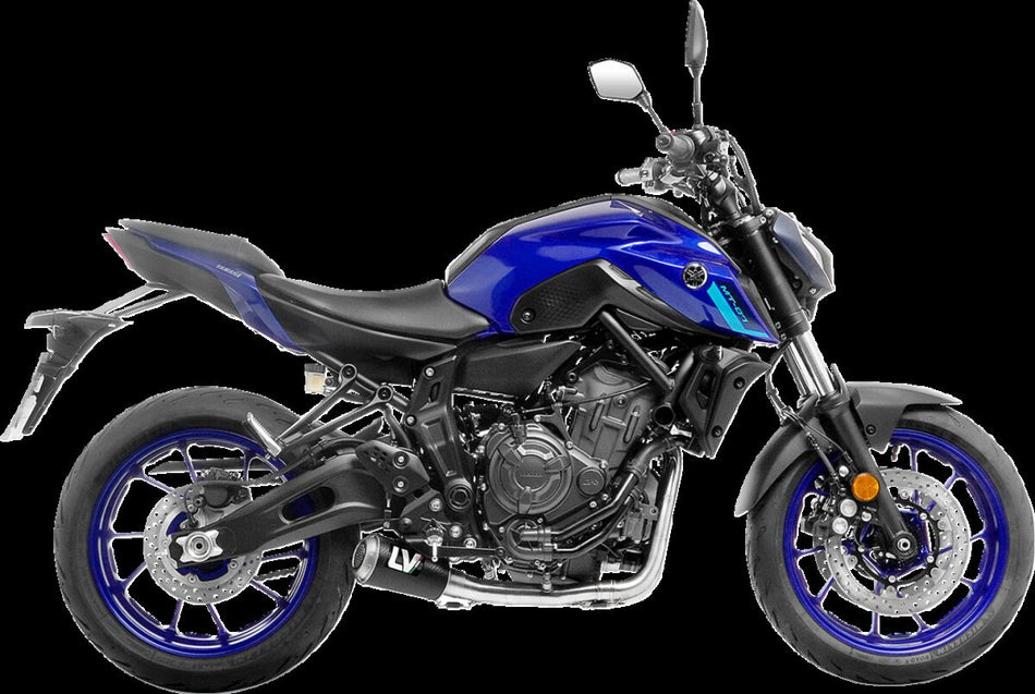 EXHAUST LV-10 CARBON YAMAHA R7 MT-07 XSR