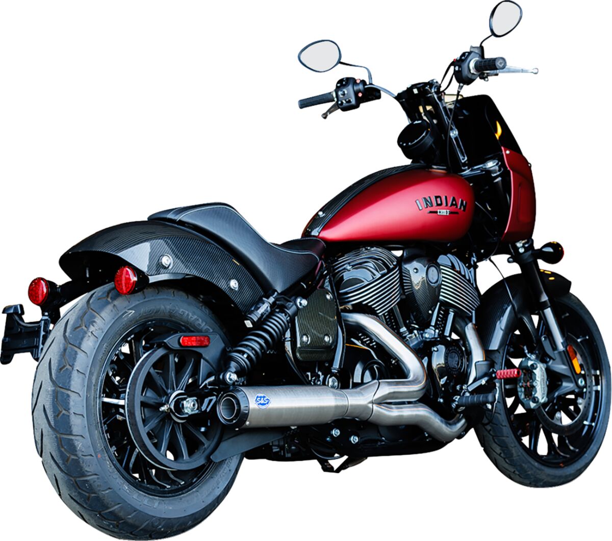 Exhaust Qualifier 2:1 Stainless 49 State Indian Chief