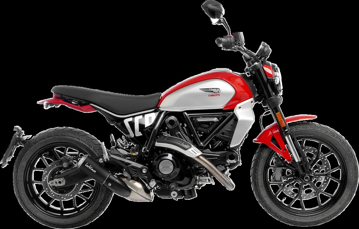 MUFFLER LV-10 BLACK DUCATI SCRAMBLER 800