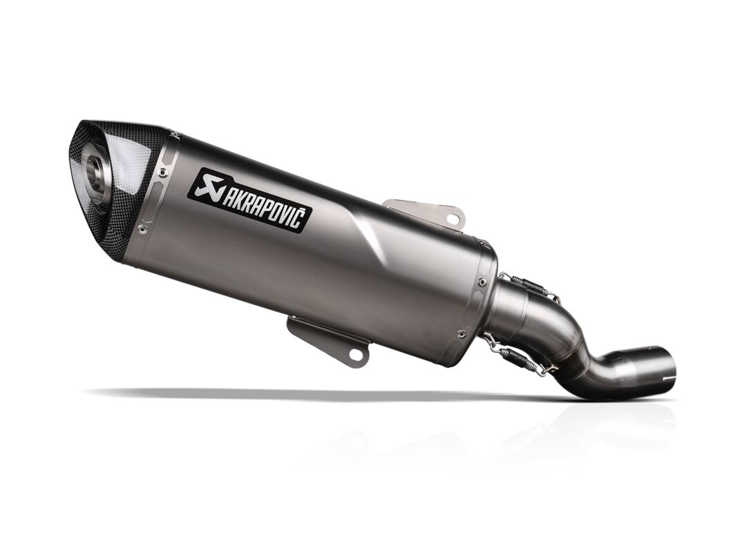 SLIP-ON LINE MUFFLER STAINLESS STEEL & CARBON END CAP