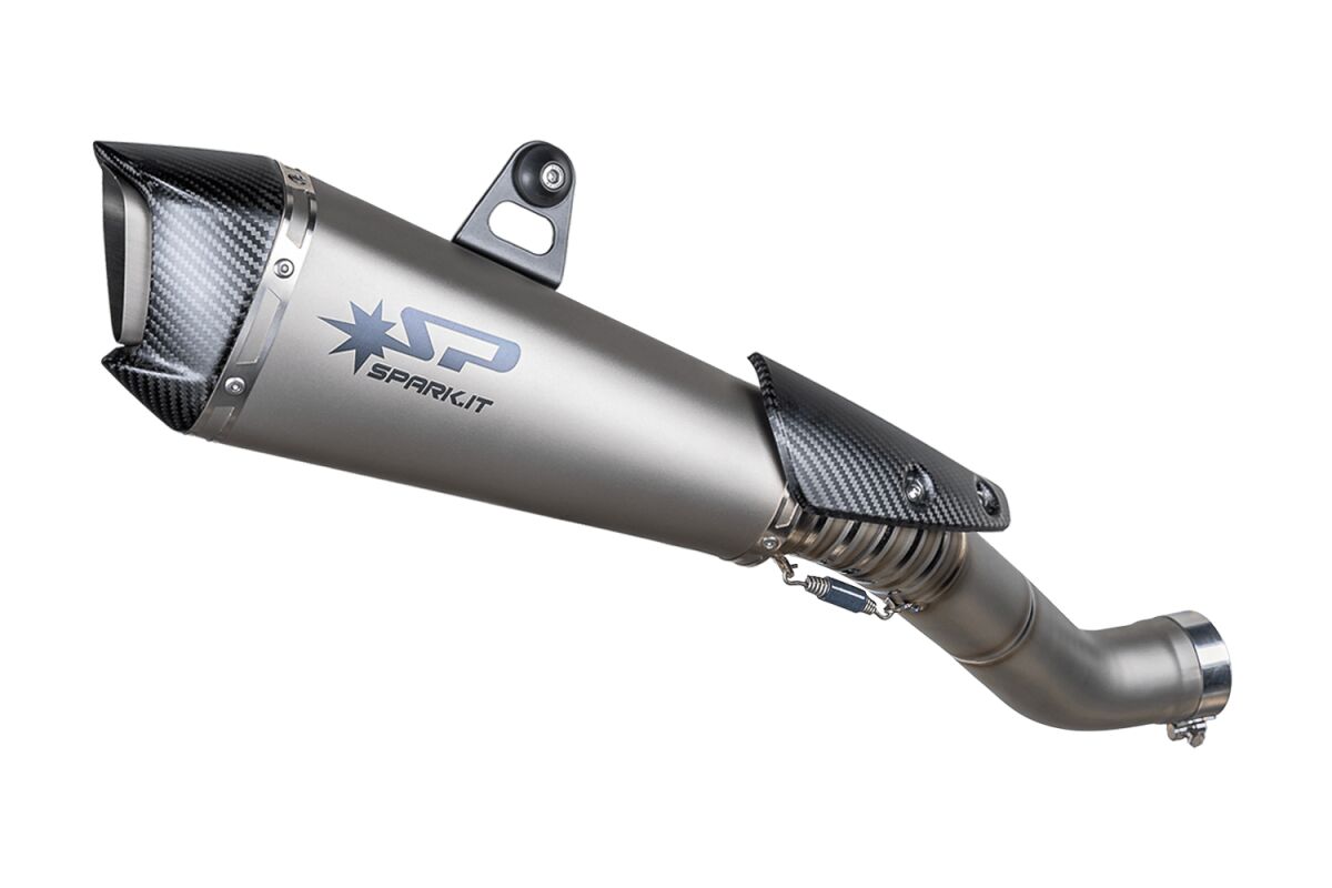 Konix EVO udstødningsdæmper Titanium with Carbon End Cap