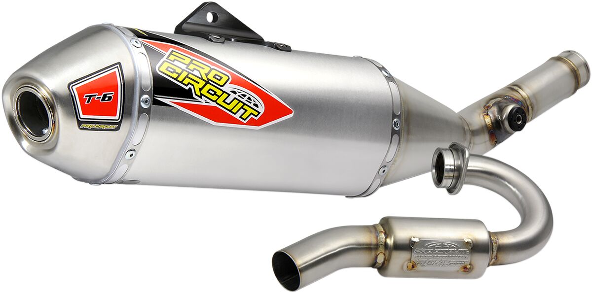 EXHAUST SYSTEM T-6 STAINLESS STEEL WITH ALUMINIUM CANISTER
