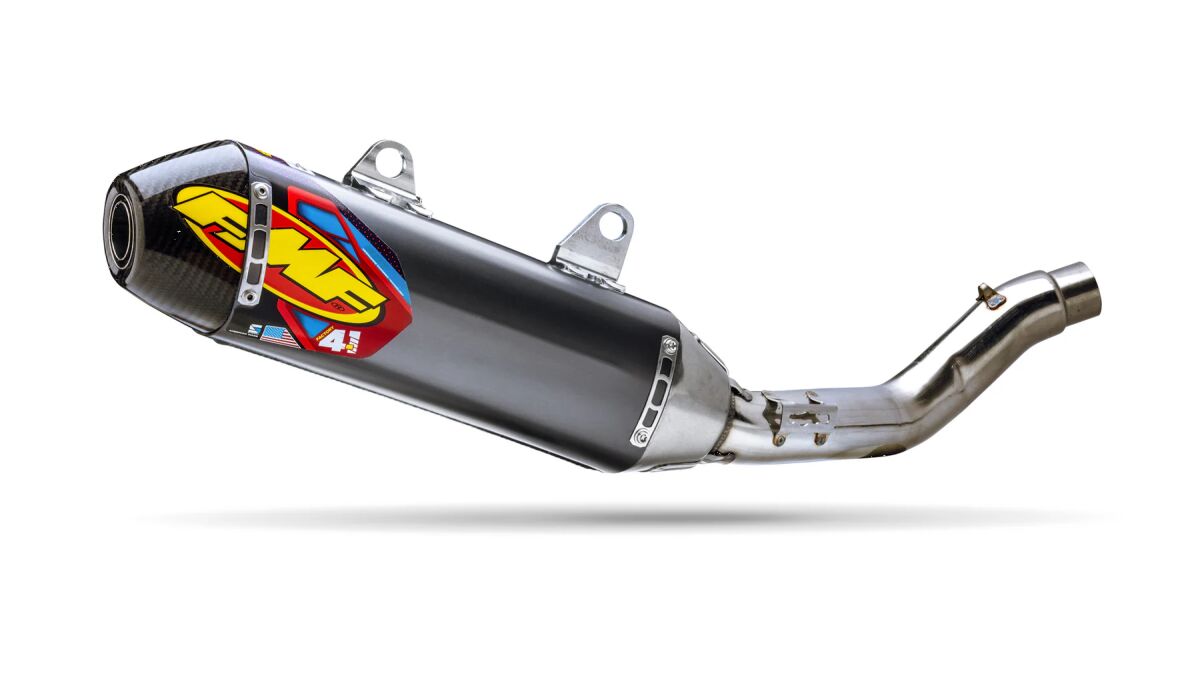 FACTORY 4.1 RCT ALUMINUM S/S SLIP-ON MUFFLER W/ CARBON END CAP