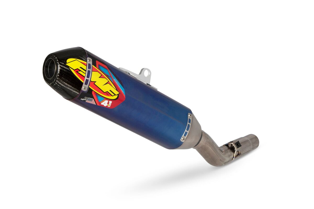 FACTORY 4.1 RCT TITANIUM SLIP-ON MUFFLER  W/ CARBON END CAP