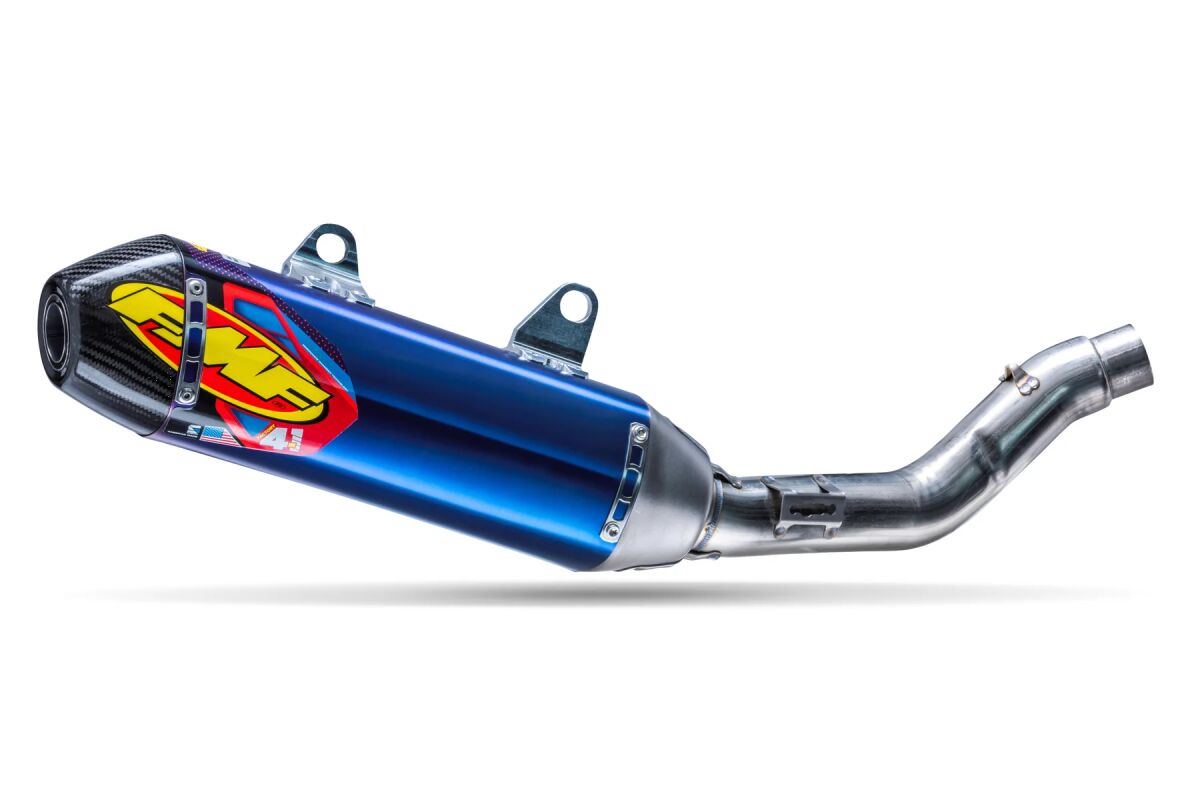 FACTORY 4.1 RCT TITANIUM SLIP-ON MUFFLER  W/ CARBON BLACK END CAP