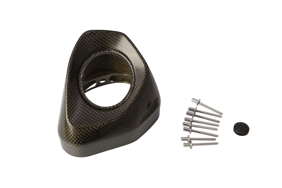 END CAP SET CARBON BLACK