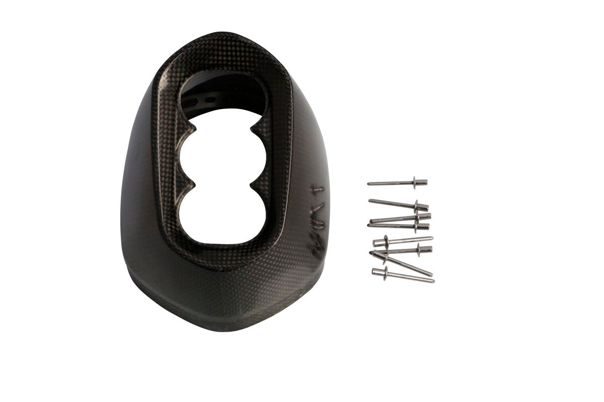 END CAP SET CARBON BLACK