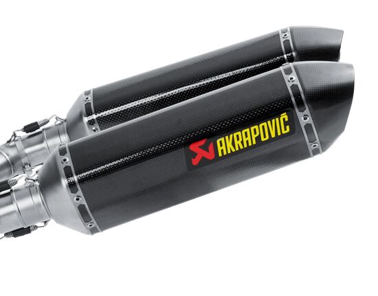 REPLACEMENT MUFFLER CARBON LEFT