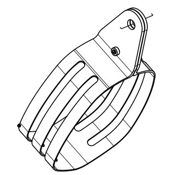 CLAMP MUFFLER CARBON TW9