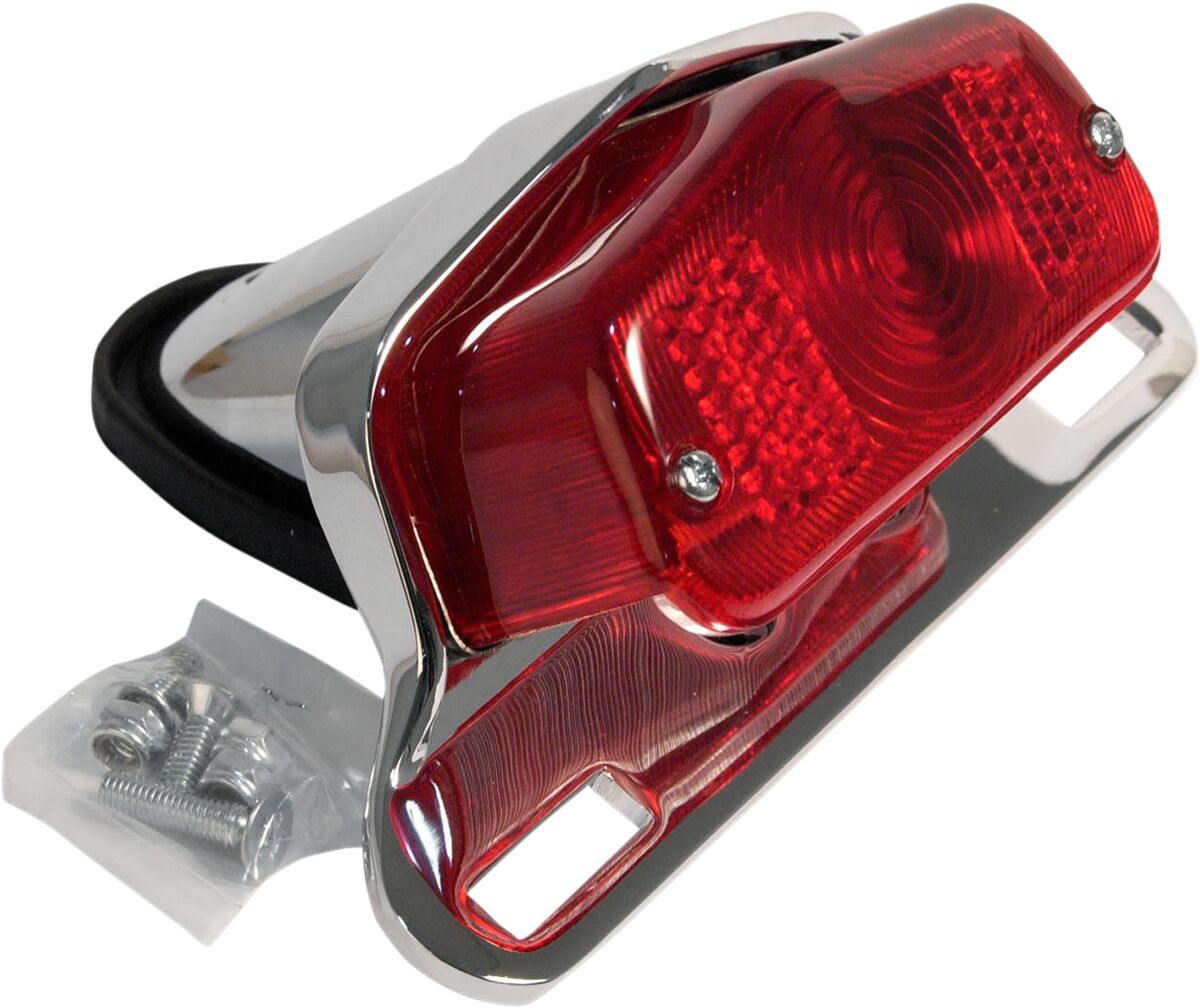 TAILLIGHT LUCAS STYLE WITH CHROME BRACKET