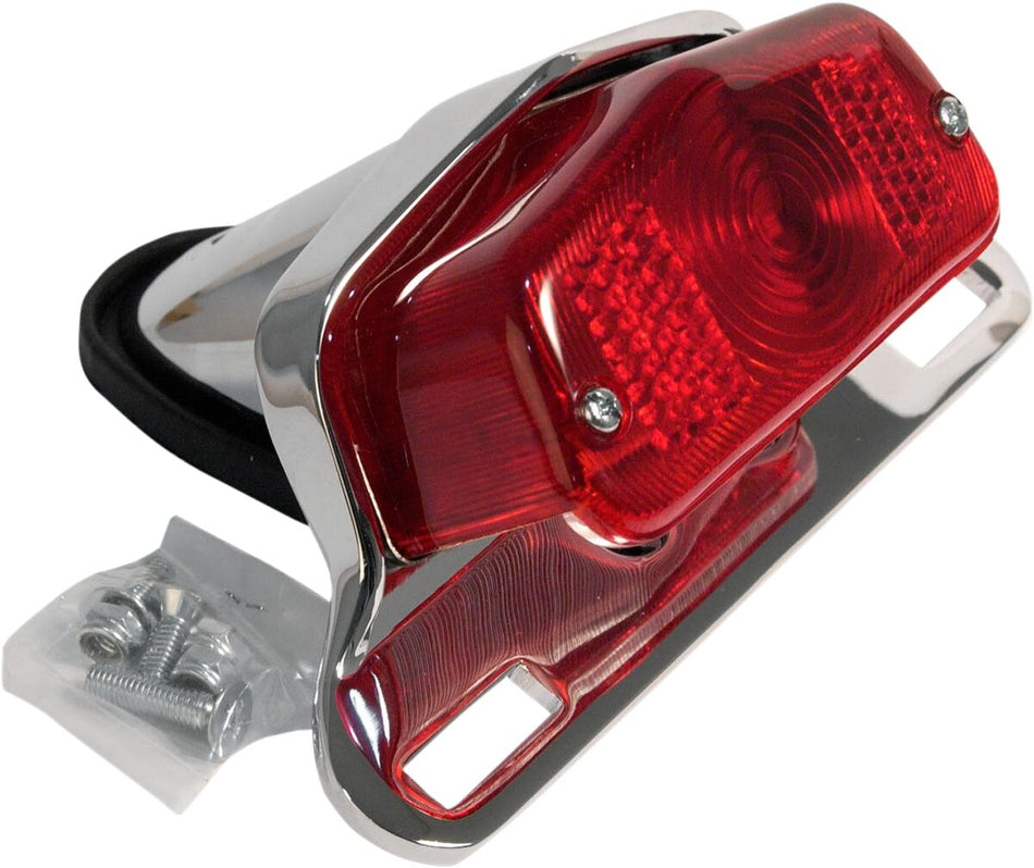 TAILLIGHT LUCAS STYLE WITH CHROME BRACKET