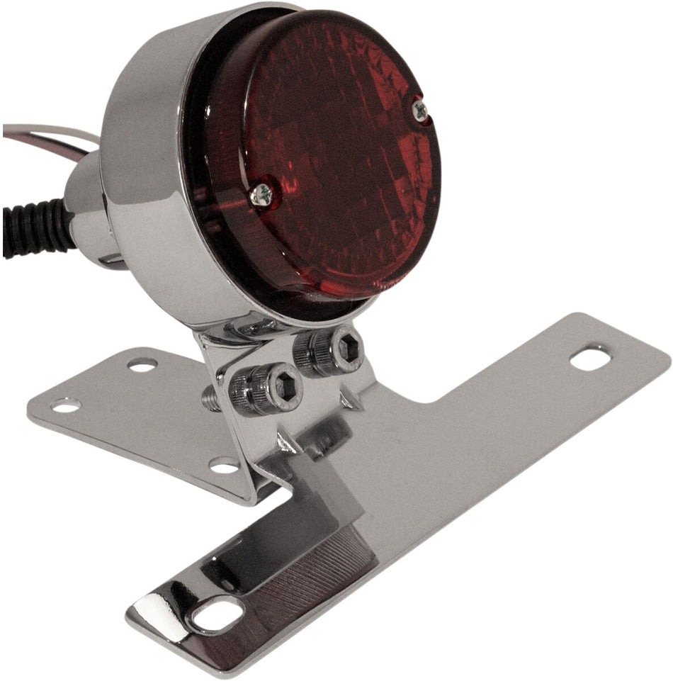 TAILLIGHT CLASSIC WITH LICENSE PLATE MOUNT CHROME