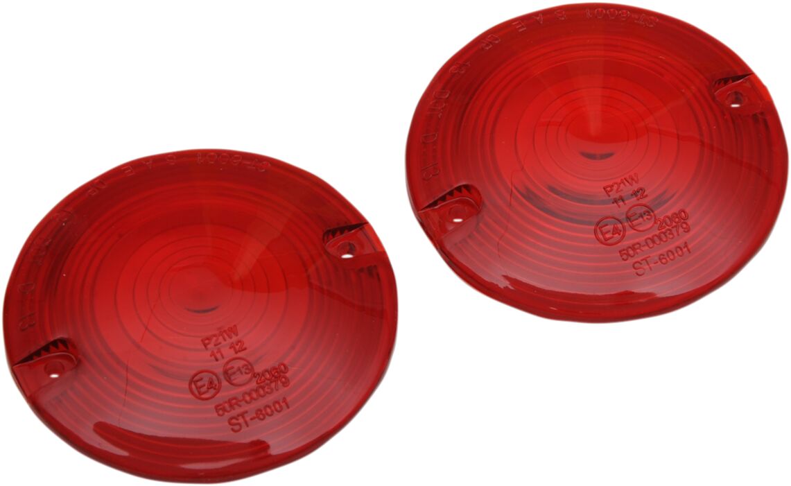 REPLACEMENT RED TURN SIGNAL LENSES