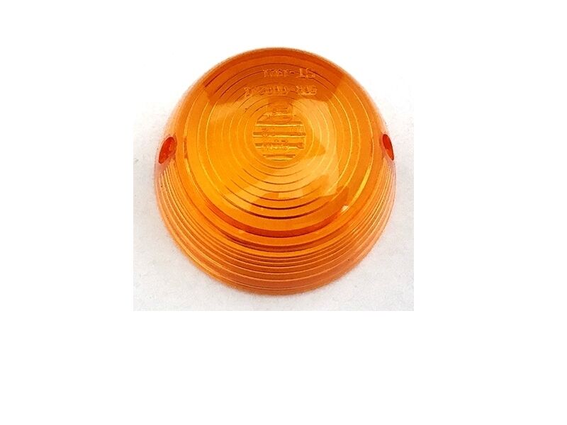 TURN SIGNAL LENS E-MARK OEM REPLACEMENT AMBER
