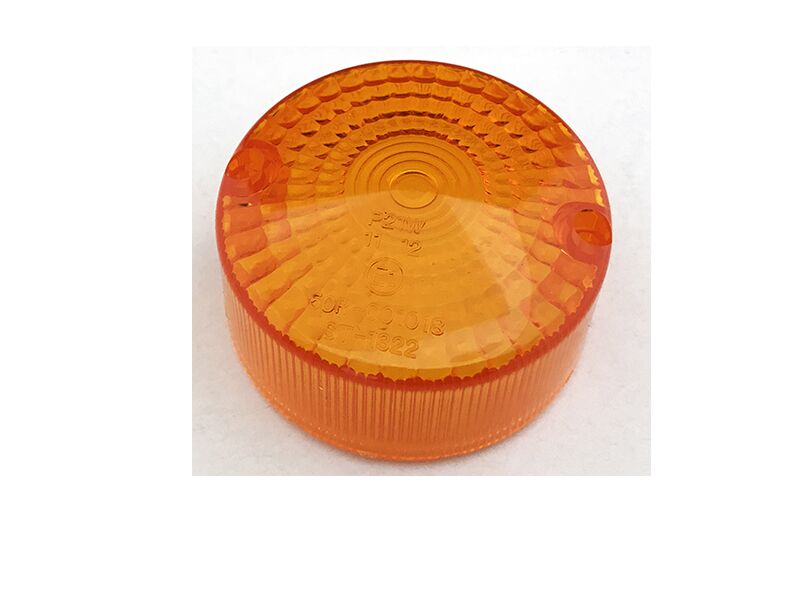 TURN SIGNAL LENS E-MARK OEM REPLACEMENT AMBER