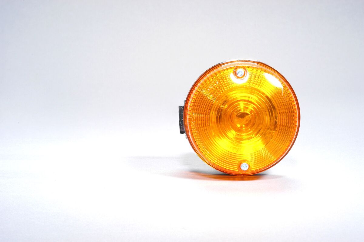 TURN SIGNAL E-MARK AMBER