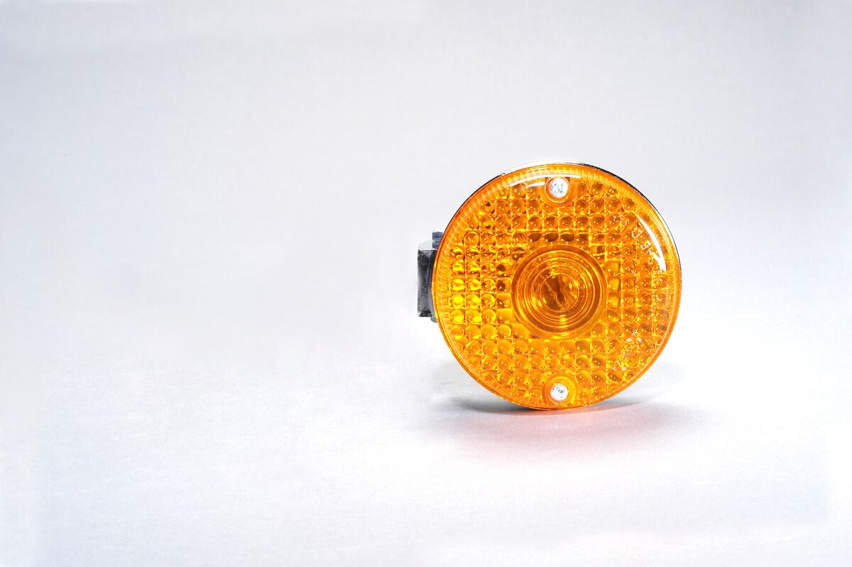 TURN SIGNAL E-MARK AMBER