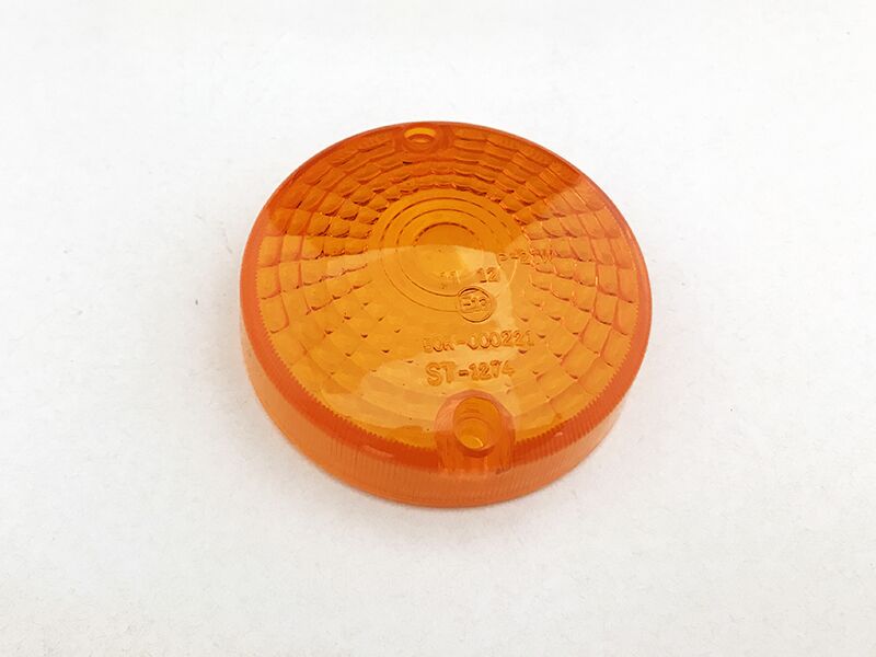 TURN SIGNAL LENS E-MARK OEM REPLACEMENT AMBER