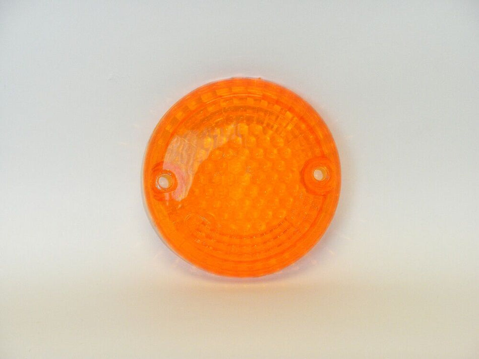 TURN SIGNAL LENS E-MARK OEM REPLACEMENT AMBER