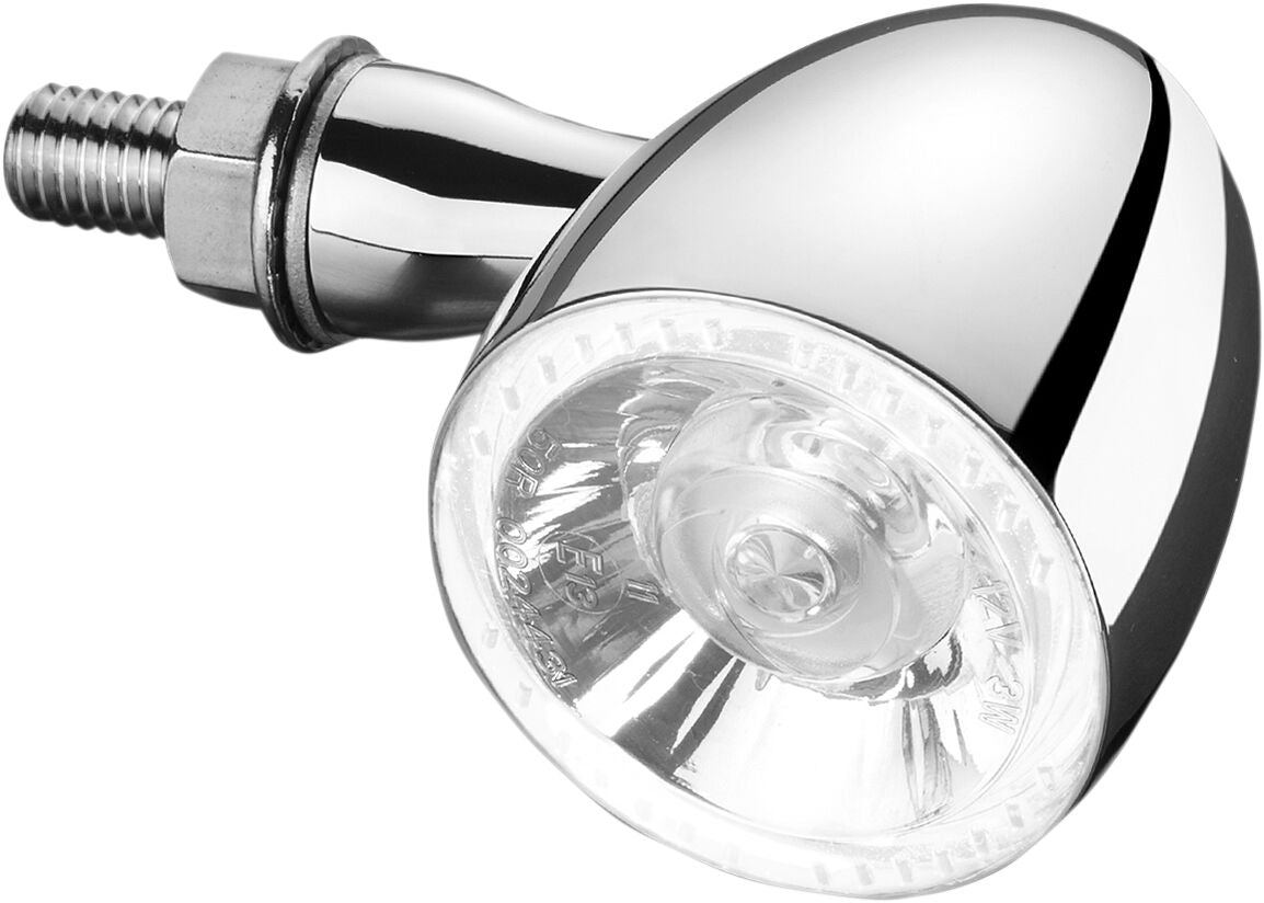  1000 PL WHITE LED TURN/POSITION LIGHT CHROME