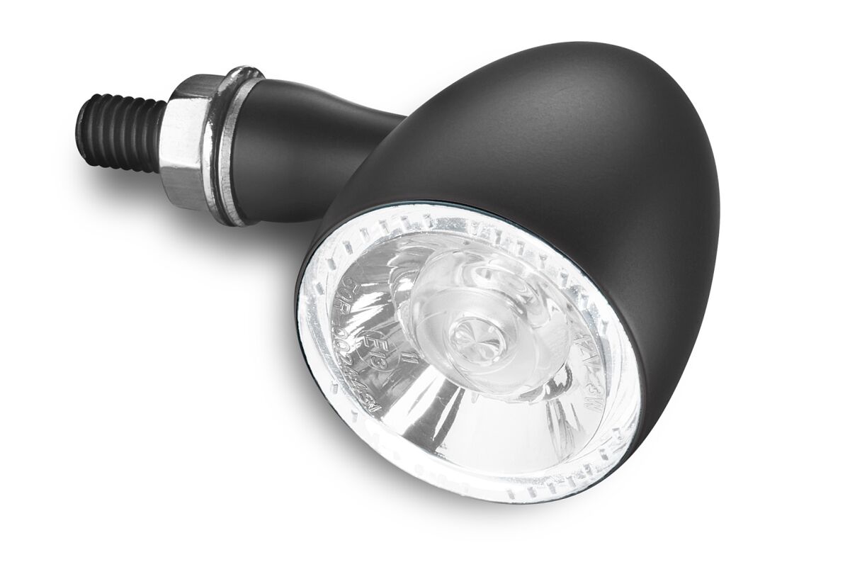  1000 PL WHITE LED TURN/POSITION LIGHT BLACK